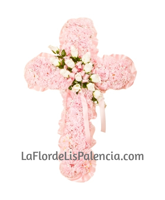 Cruz Funeraria Rosa