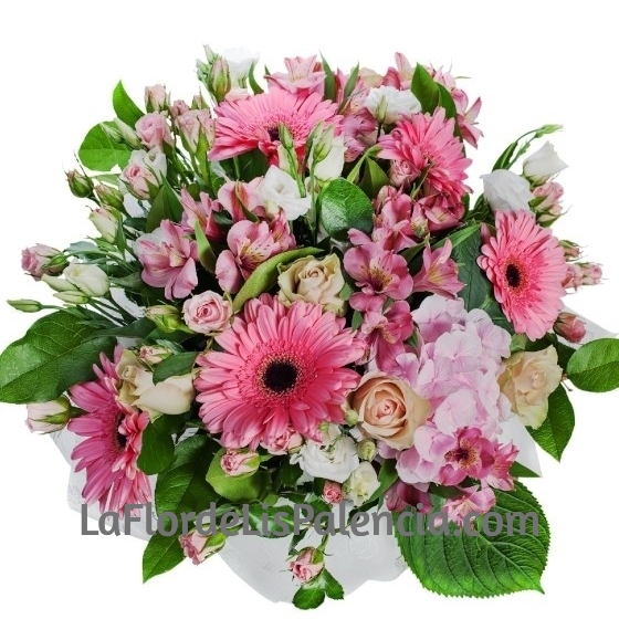 Ramo Flores tonos Rosados