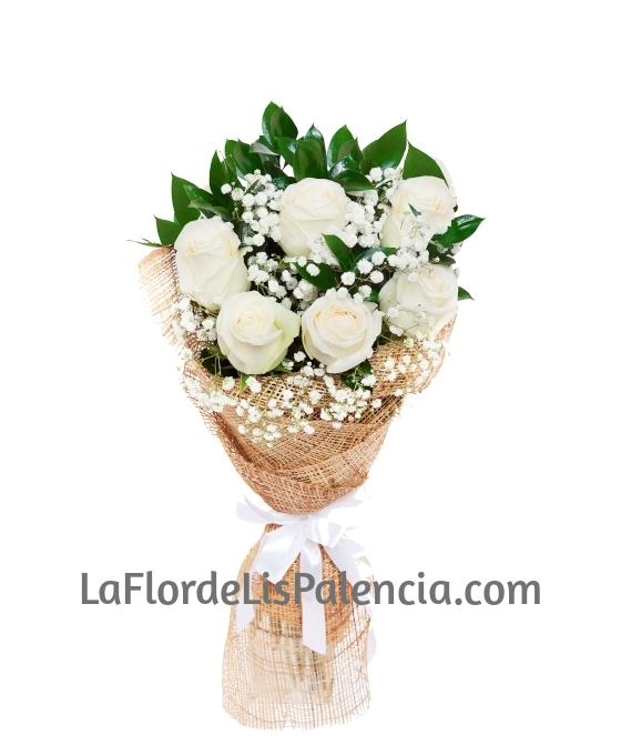 Ramo 6 Rosas Blancas